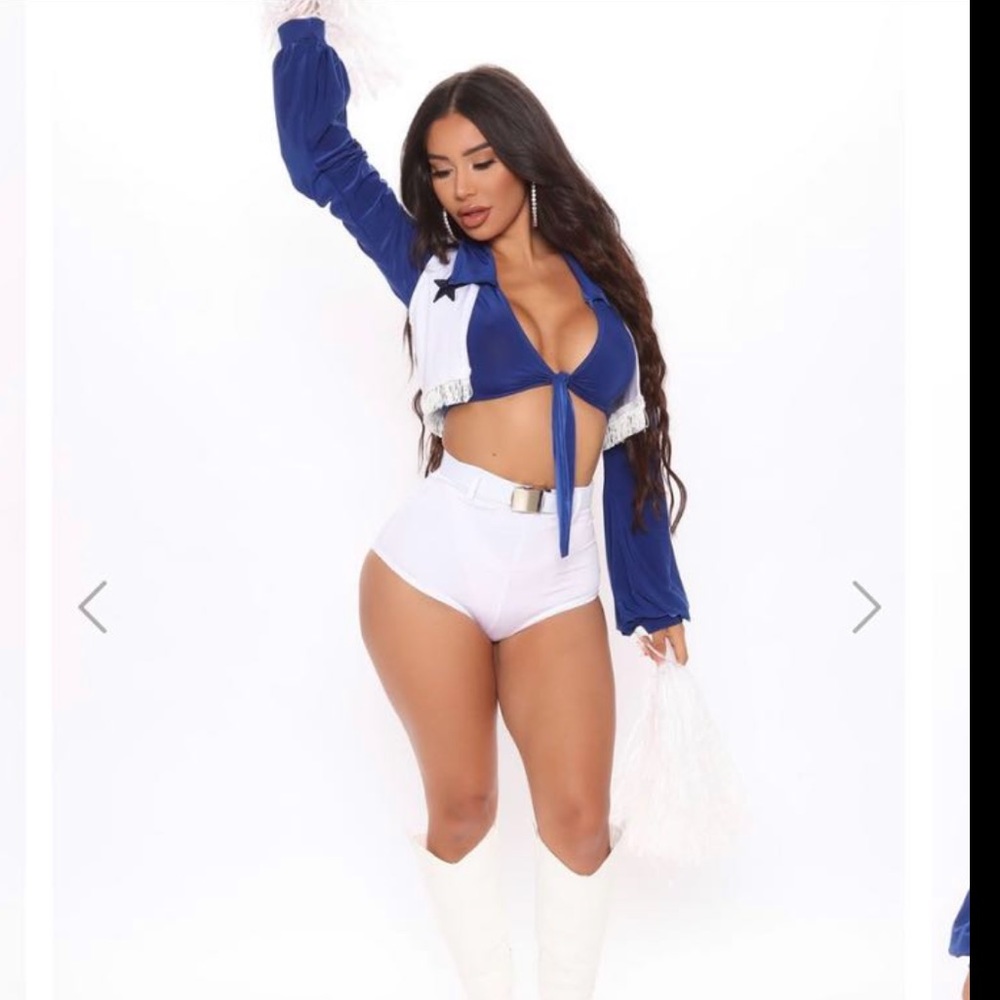 Fashion nova Texas cheerleader costume